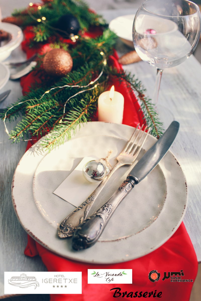 Restaurante con menú de Navidad en Algorta